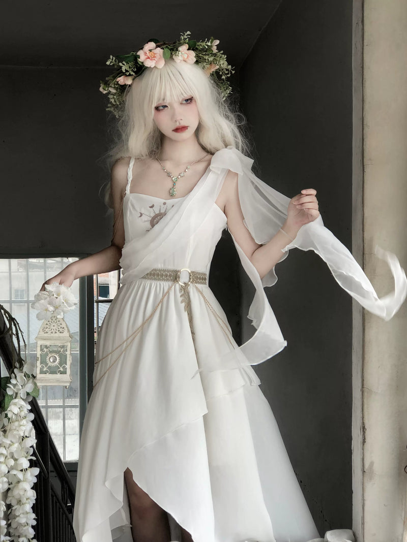 Themis Tears Greek Fragrance Suspender Dress