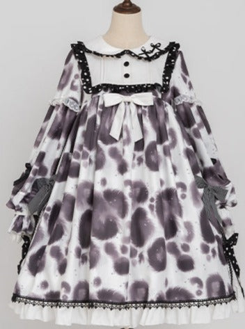 Leopard Dot Voluminous Lolita Dress