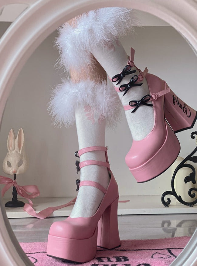 Logo Lolita Sweet Bow Shoes