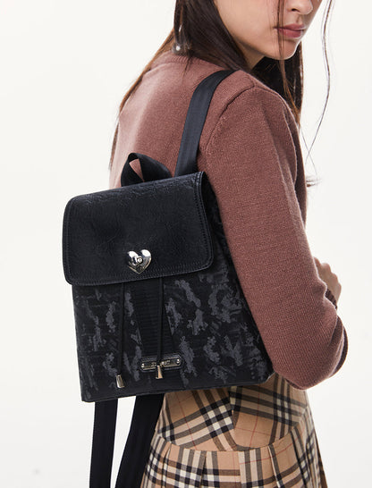 Y2k Cool American Denim Metal Buckle Backpack