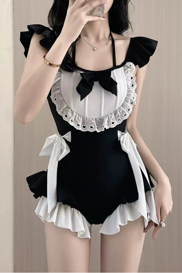 Sweet Ruffle Maid Swimsuit