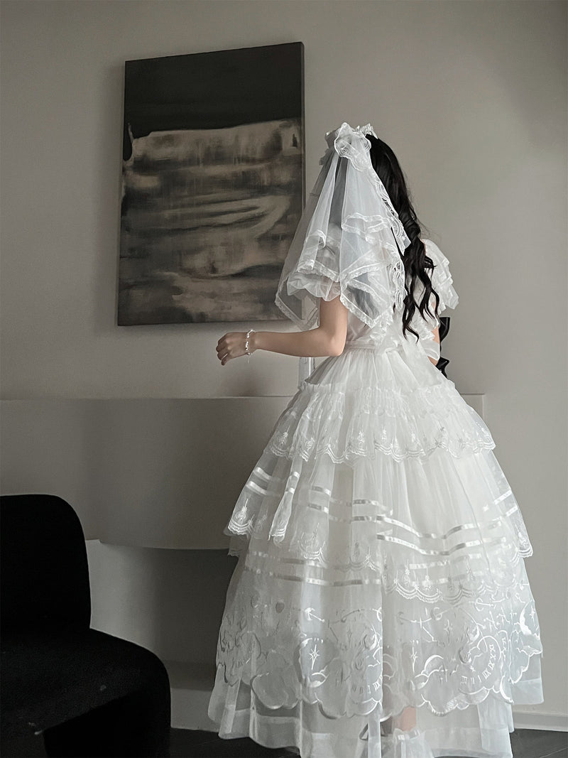 Summer Tiered Lolita Dress + Lolita Jumper Skirt