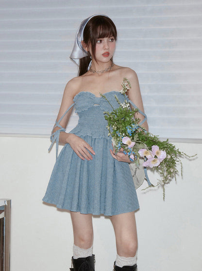Pleated Texture Romantic Dress