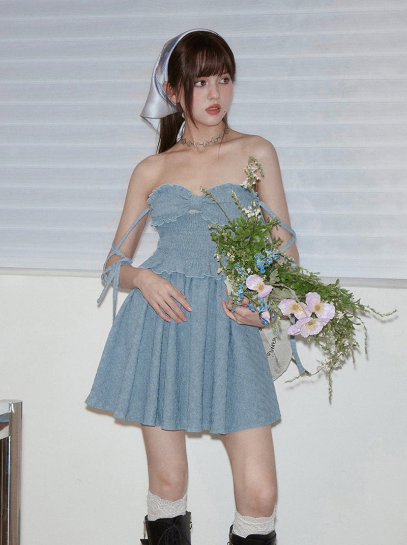 Pleated Texture Romantic Dress
