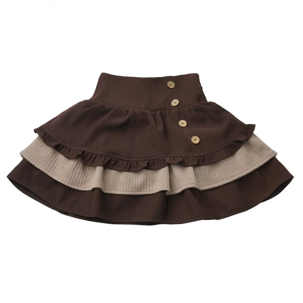 College Lace Top + Tiered Skirt