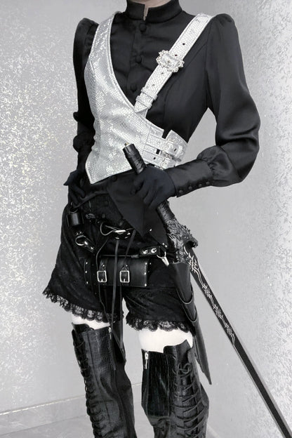 Irregular Gothic Steampunk Vest