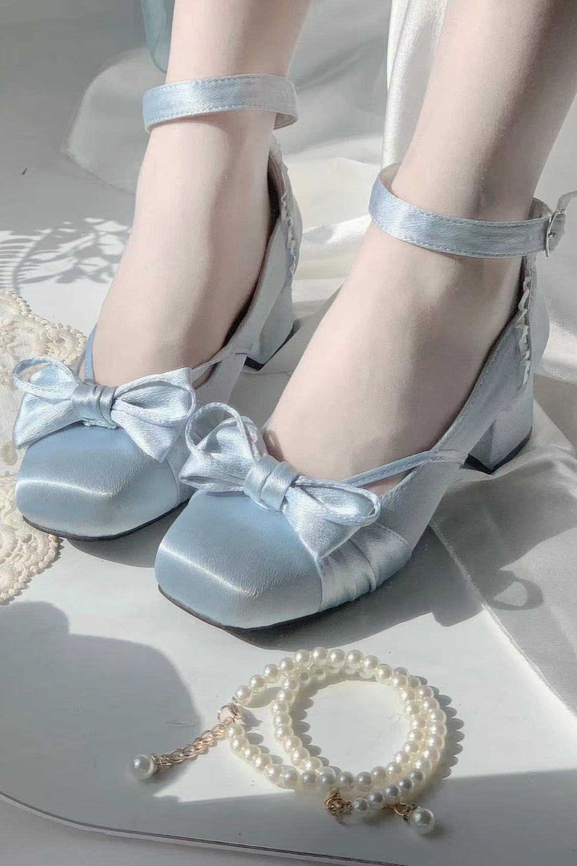 Lace-up Ribbon Ballet Lolita Shoes