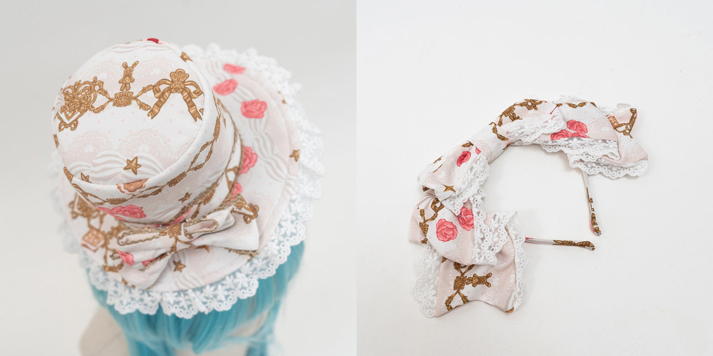 [pre-order Deadline: April 26] Retro Romance Sweet Lolita Ribbon Cake Print Series Accessories