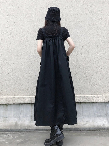 Loose Strap Mode Skirt