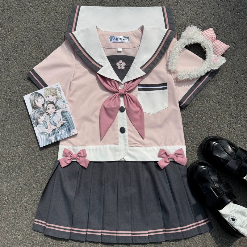 Sakura Color Heroine Sailor Suit