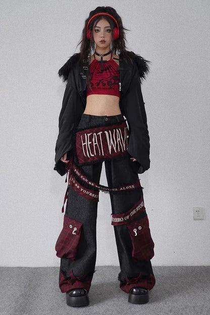 Punk Dark Rock Vest Top
