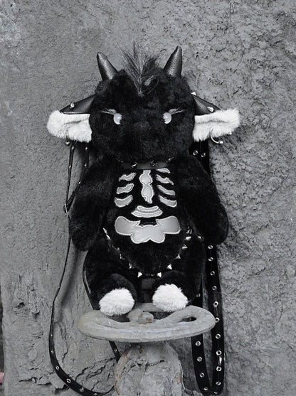 Satan Hell Lamb Punk Rock Shoulder Dark Hand Crossbody Doll Bag