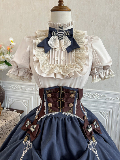 [pre-order] Lolita Retro Shirt + Belt + Skirt