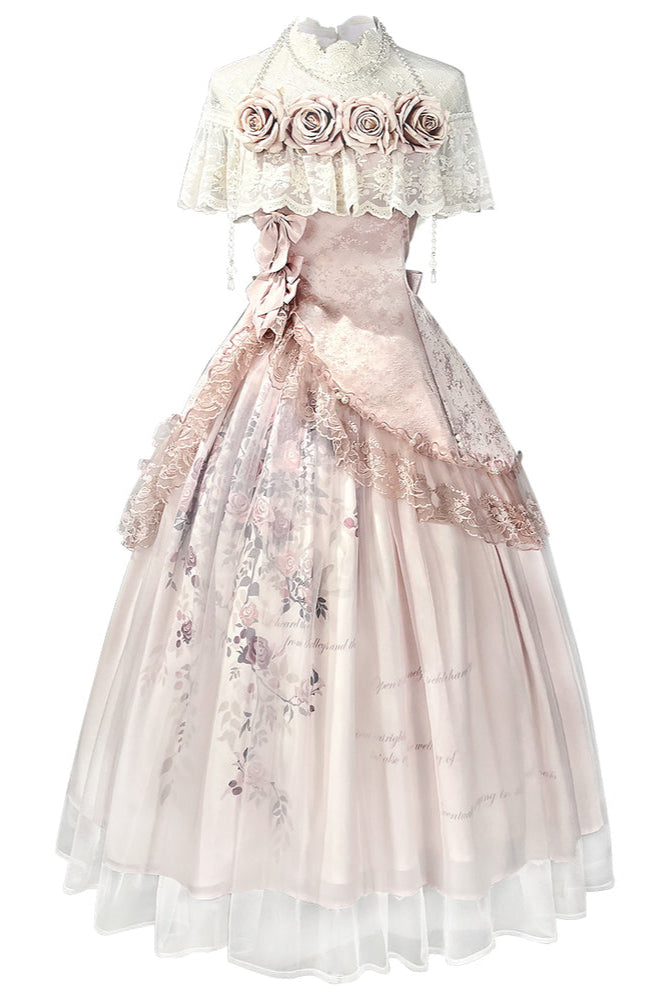 Sweet Pink Rose Lolita Set
