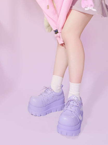 Punk Love Cross Macaron Subculture Platform Shoes