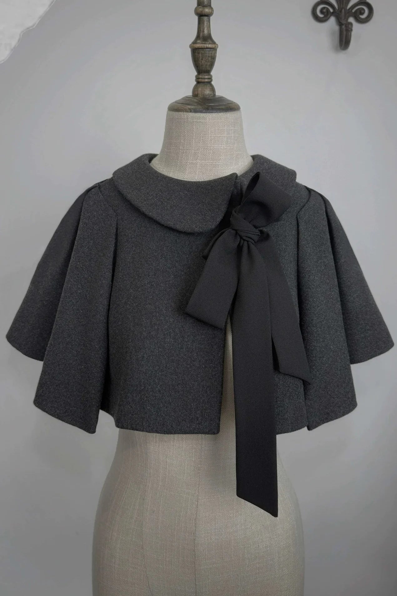British Detective Lolita Coat + Cape + Skirt + Shirt + Bag + Brooch + Hat + Beret + Necklace