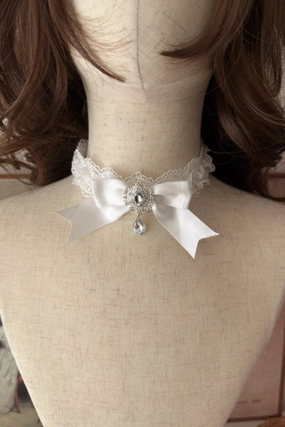 Sugar Lolita Dress + Necklace + Ribbon