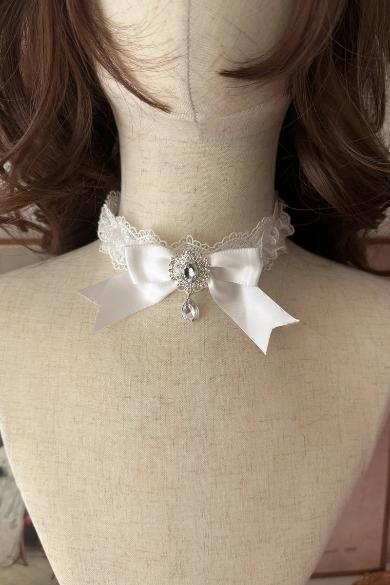 Sugar Lolita Dress + Necklace + Ribbon