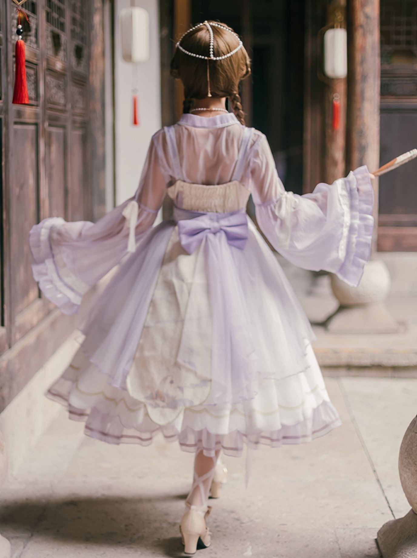 Lolita Night Crescent Moon Suspender Dress Set