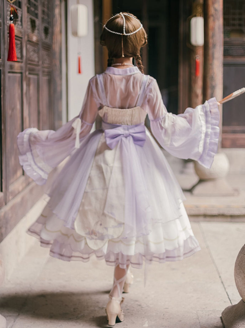 Lolita Night Crescent Moon Suspender Dress Set