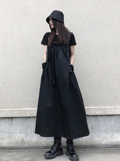 Loose Strap Mode Skirt