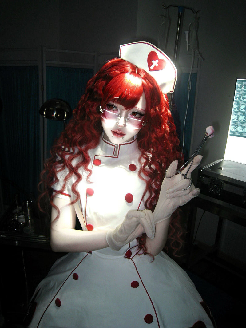 [pre-order Deadline: May 4] Heart Cross Nurse Cosplay Lolita Series Nurse Hat