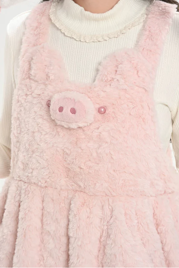 Pig Design Suspender Dress