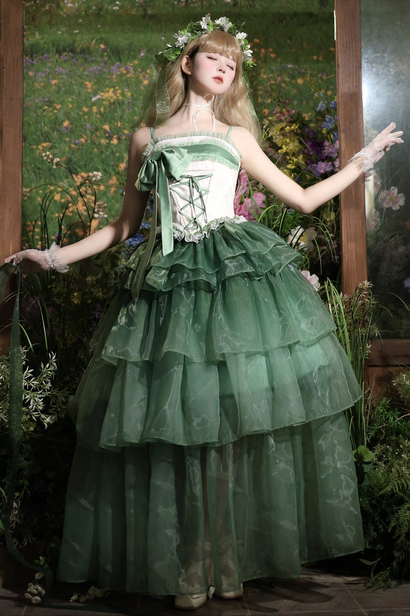 Lily Wisteria Top + Ruffle Skirt