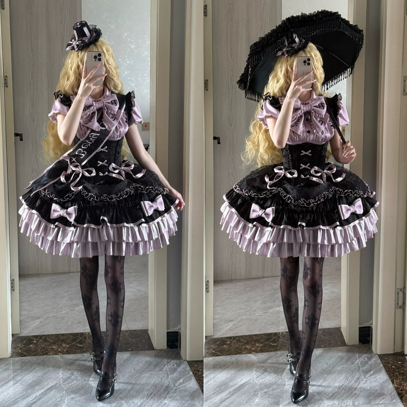 [order Deadline: May 12] Black Purple Lolita Idol Series Accessories