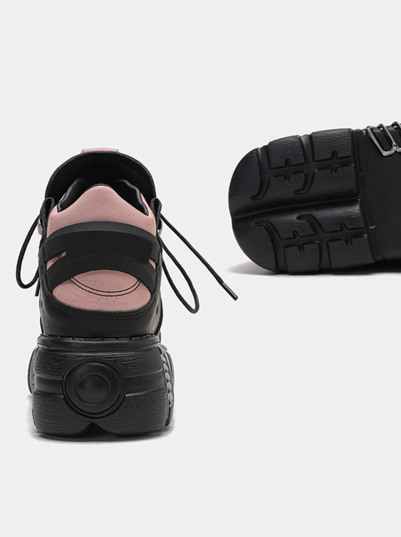 Street Style Retro Punk Power Sole Sneaker
