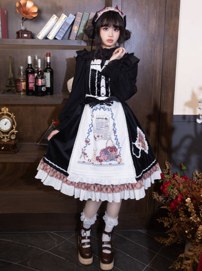 Retro Doll Lolita Dress + Cape