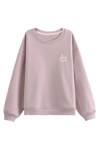 Cat Fleece Sweatshirt