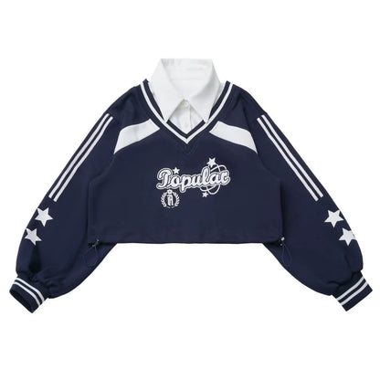 American College Sweatshirt + Tie + Pants + Skirt