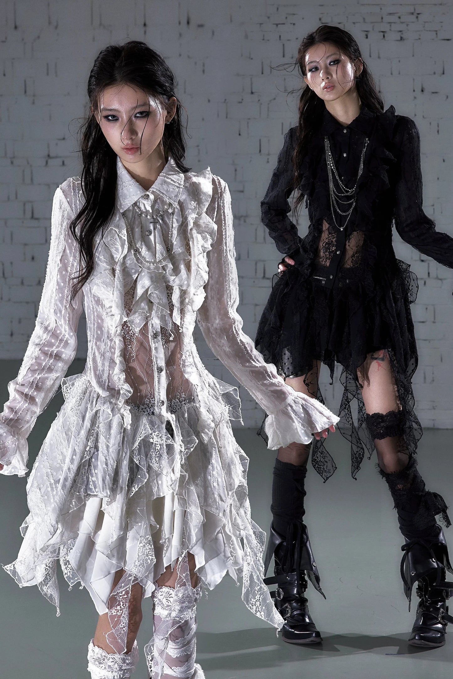Romantic Punk Lace Dress