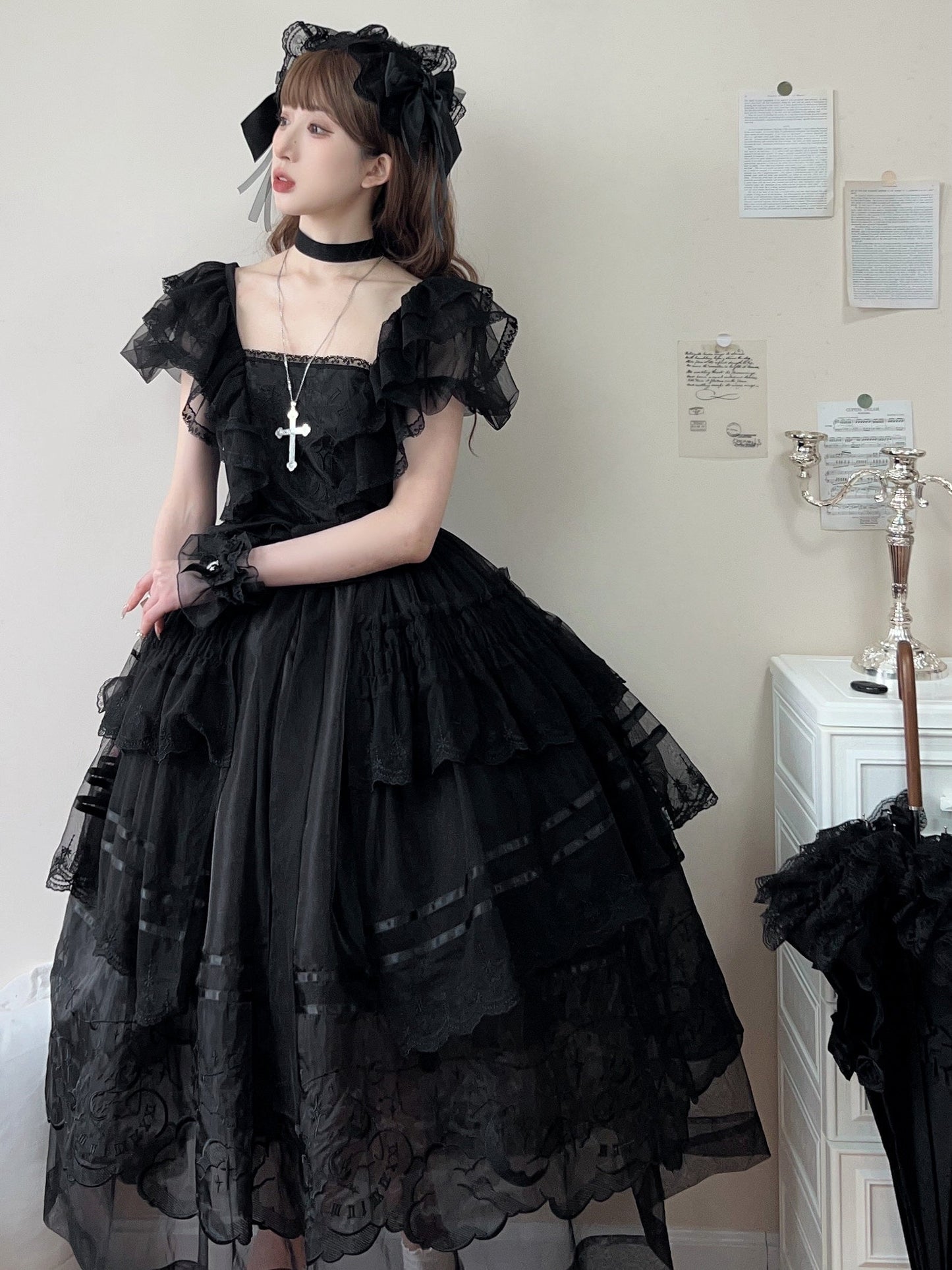 Summer Tiered Lolita Dress + Lolita Jumper Skirt