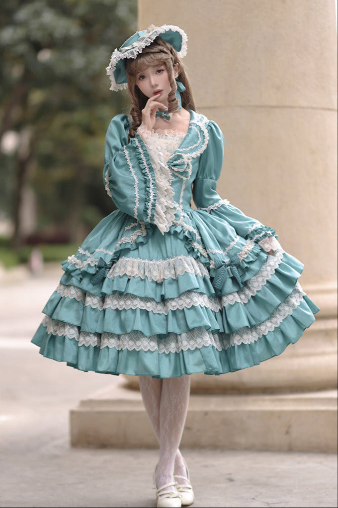 [order Deadline: January 19] Eternal French Doll Princess Sleeve Dress + Hat
