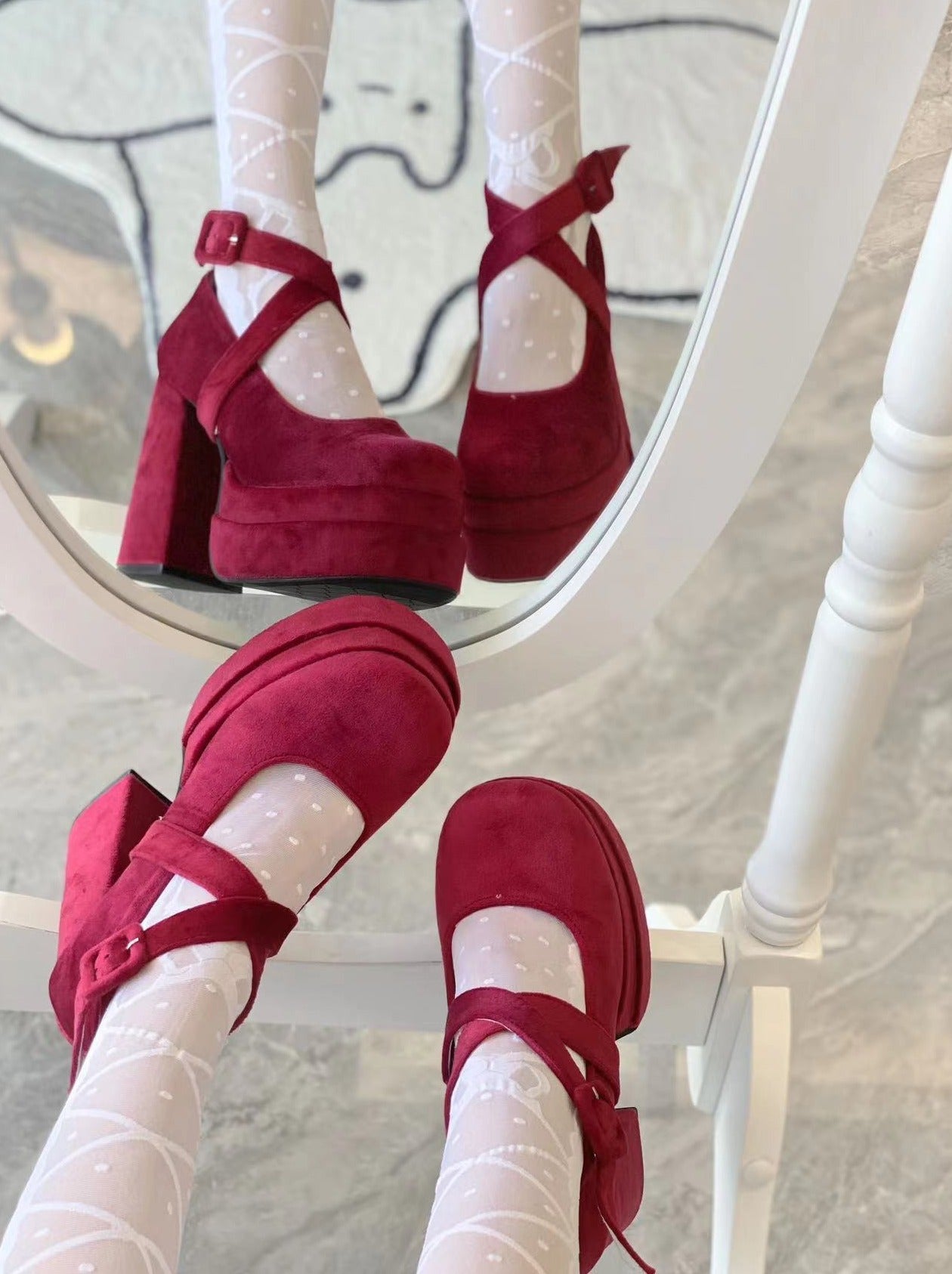 Lilian Bear Panda Original Platform High Heels