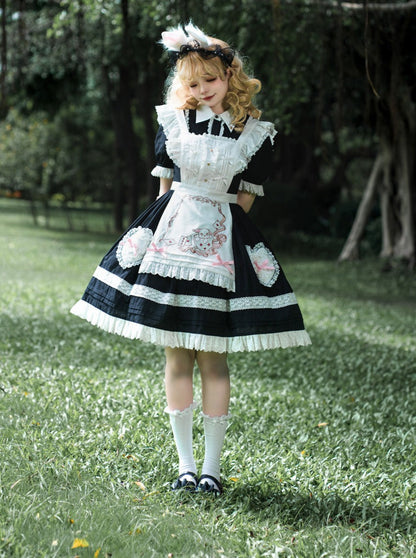 Sweet Lolita Dress + Apron