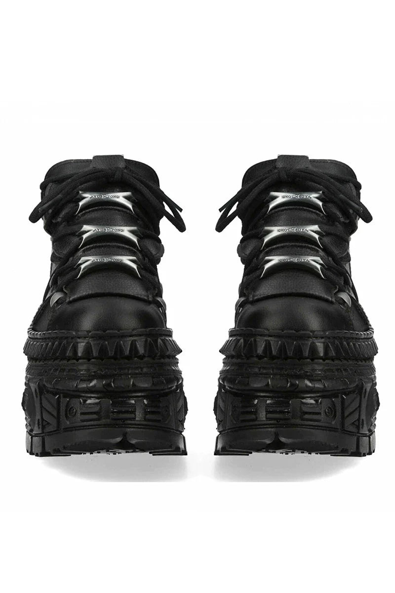 Y2k Dark Mode Design Platform Sneakers