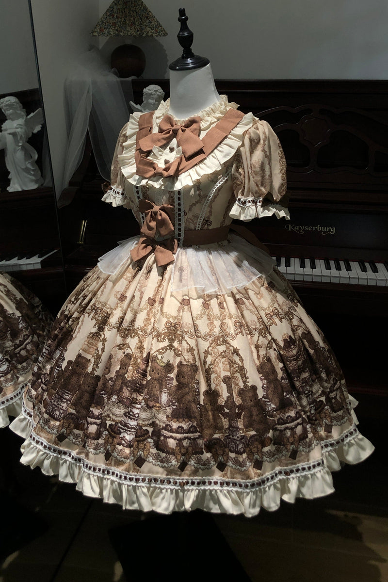 Antique Doll Ruffle Lolita Dress