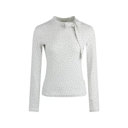 Star Tie-neck Slim Fit Top