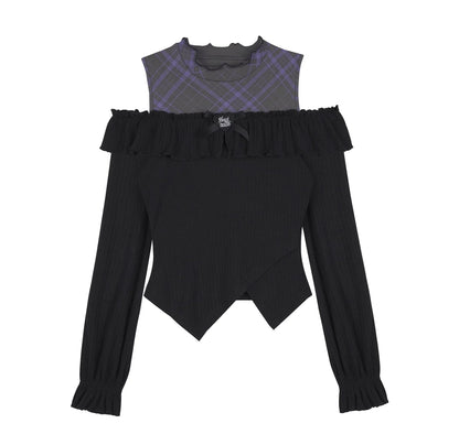 Dark Girl Off Shoulder Top