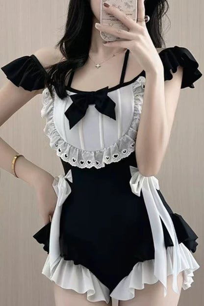 Sweet Ruffle Maid Swimsuit