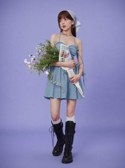 Pleated Texture Romantic Dress