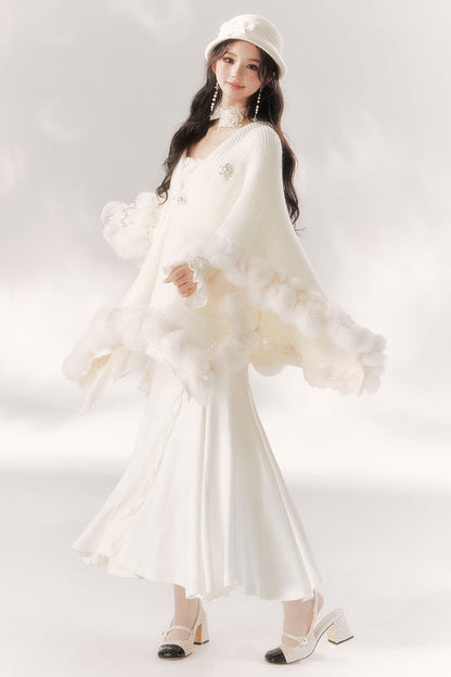Open-neck Fishtail Dress