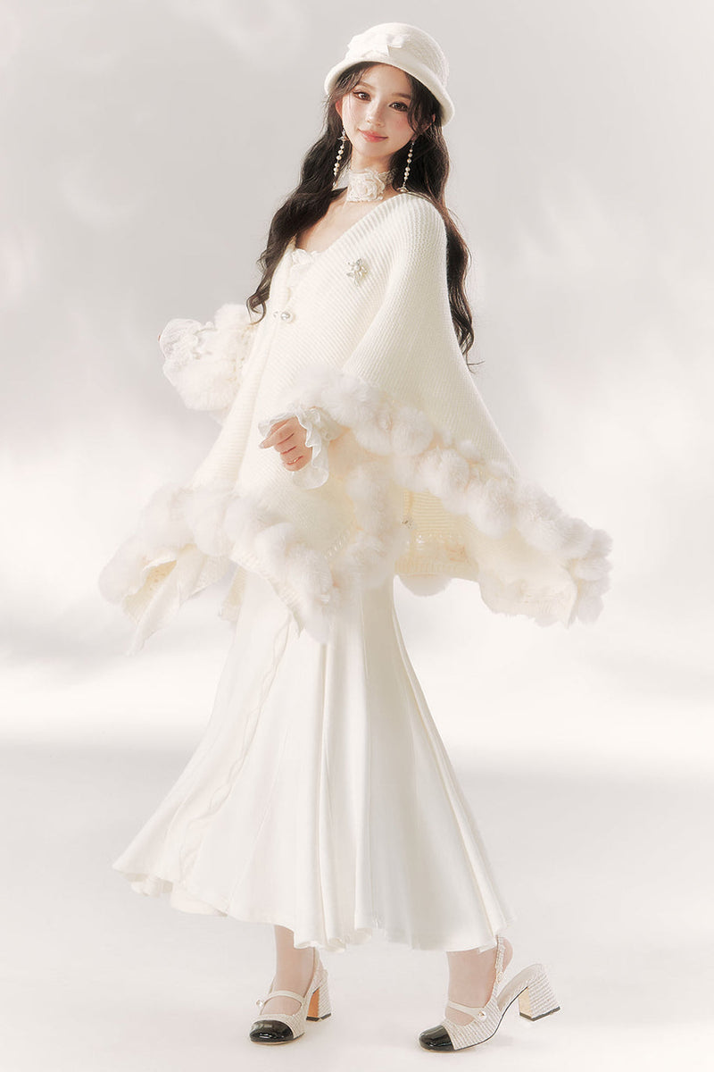 Open-neck Fishtail Dress