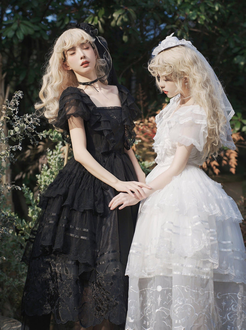 Summer Tiered Lolita Dress + Lolita Jumper Skirt
