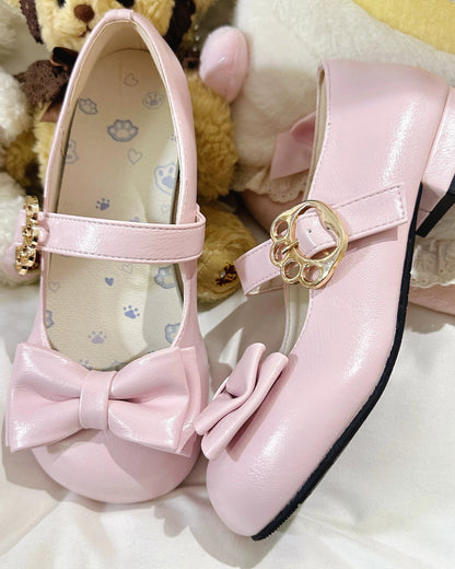 Glossy Ribbon Lolita Shoes