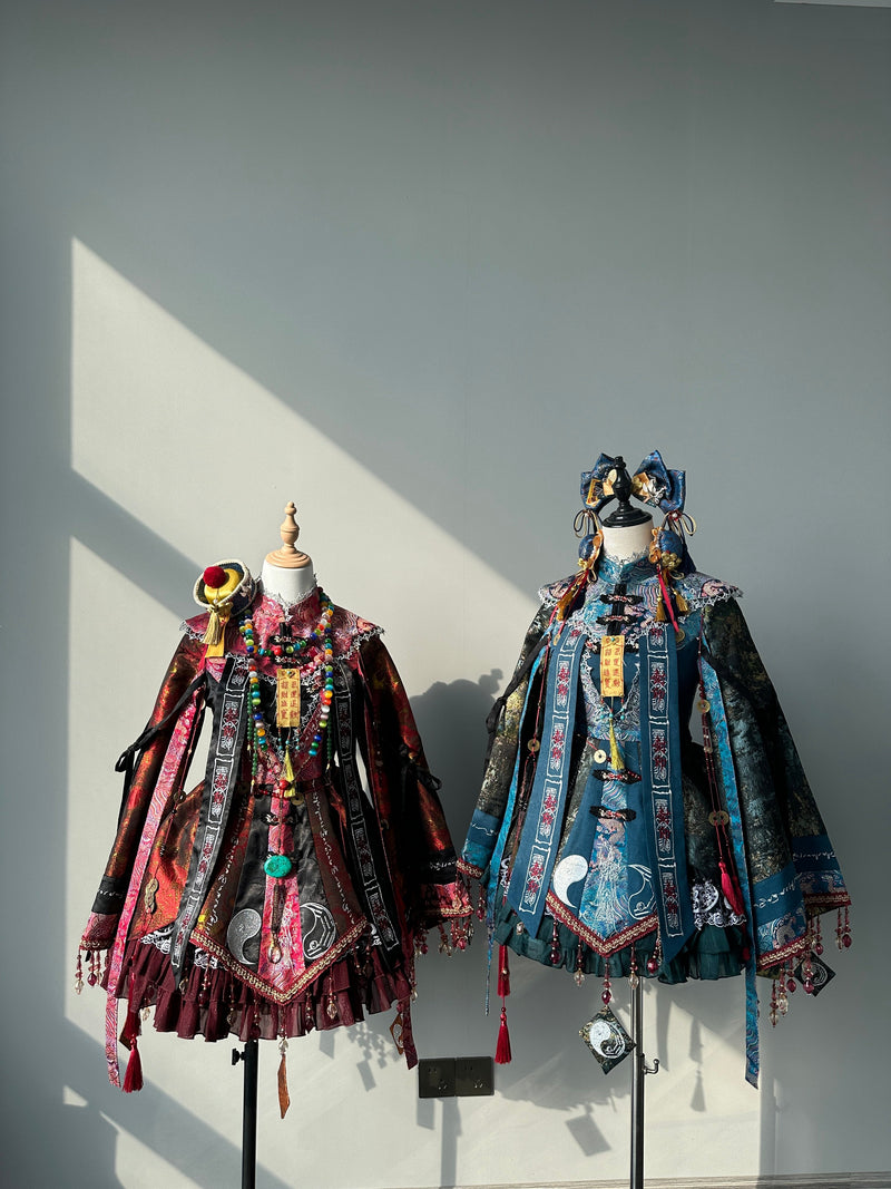 [pre-order] Little Zombie Cosplay Chinese Lolita Embroidery Dress