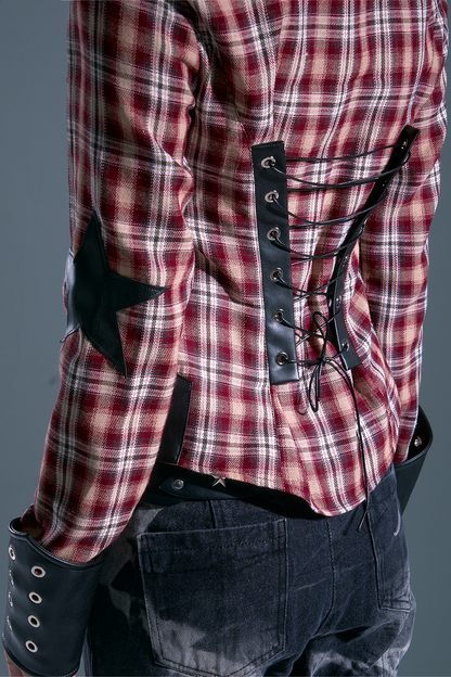 Punk Retro Plaid Shirt